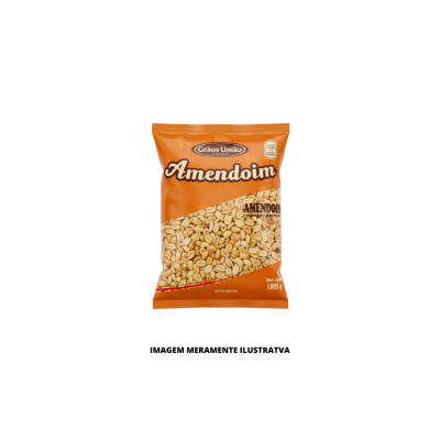 AMENDOIM - WANLU - 1Kg TORRADO MEDIO SEM PELE